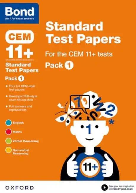Bond 11+: CEM: Standard Test Papers: Ready for the 2025 exam by Michellejoy Hughes