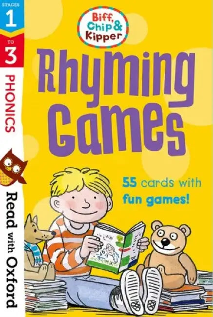 Read with Oxford: Stages 1-3: Biff, Chip and Kipper: Rhyming Games Flashcards by Roderick Hunt