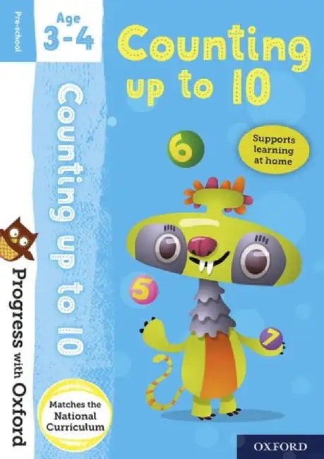 Progress with Oxford: Progress with Oxford: Counting Age 3-4 - Prepare for School with Essential Maths Skills by Nicola Palin