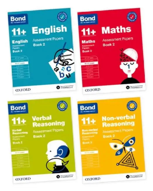 11+: Bond 11+ English, Maths, Non-verbal Reasoning, Verbal Reasoning Assessment Papers by Bond 11+