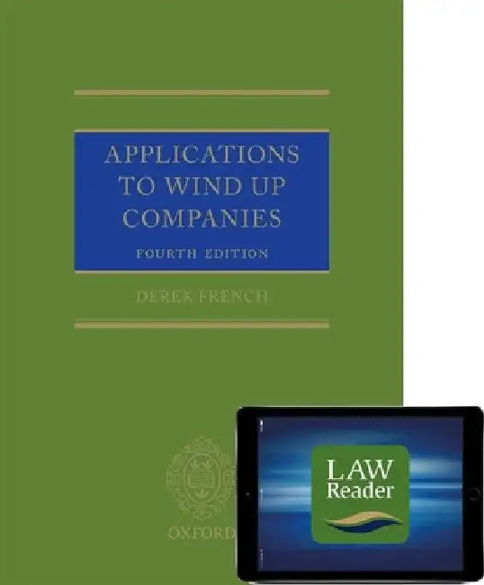 Applications to Wind Up Companies (Book and Digital Pack) [With Access Code] by Derek French