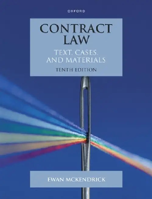 Contract Law: Text, Cases and Materials by Ewan McKendrick