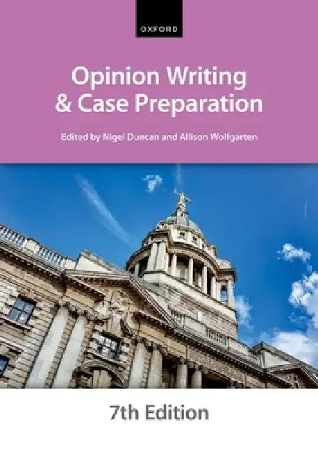 Opinion Writing and Case Preparation by The City Law School