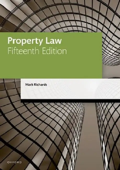 Property Law 15th Edition by Richards
