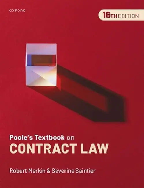 Pooles Textbook on Contract Law 16th Edition by Merkin