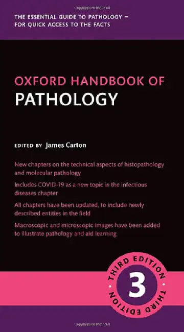 Oxford Handbook Of Pathology by James Carton