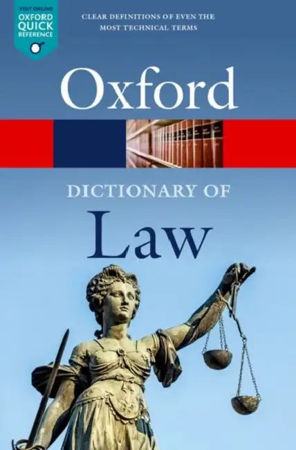 A Dictionary of Law by Jonathan Law