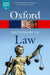 A Dictionary of Law by Jonathan Law