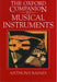 The Oxford Companion to Musical Instruments by Anthony Baines
