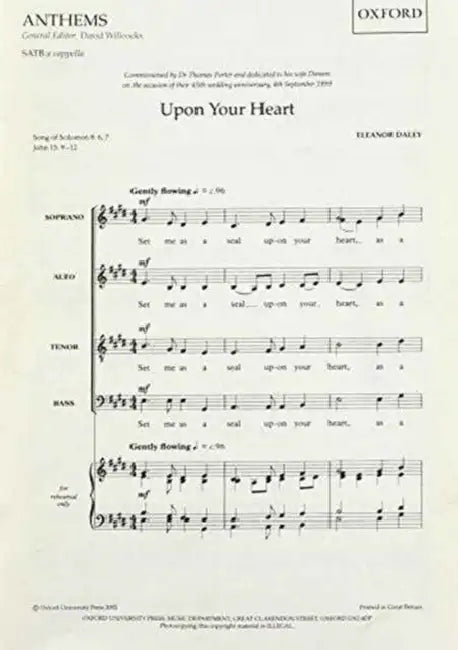 Upon Your Heart by Eleanor (COP) Daley