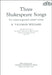 Three Shakespeare Songs by Ralph Vaughan (COP) Williams