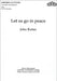 Let us go in peace by John (COP) Rutter