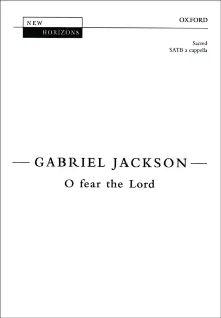O Fear the Lord by Jackson