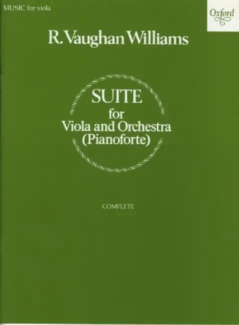 Suite for Viola and Orchestra: Reduction for Viola and Piano by Ralph Vaughan Williams