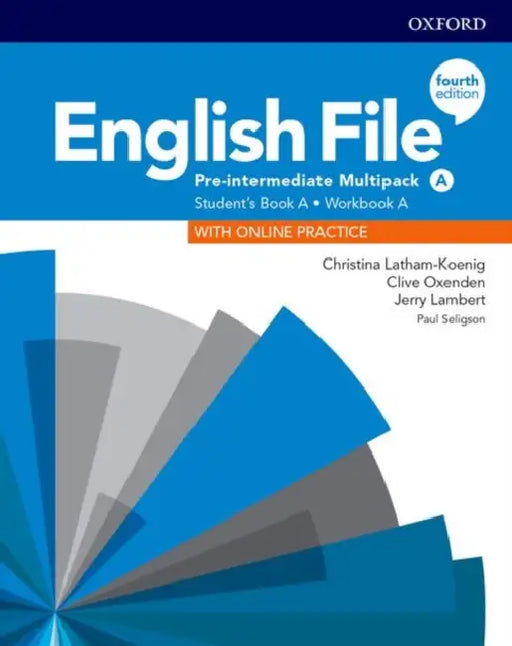 ENGLISH FILE 4E PRE-INTERMEDIATE SB / WB MULTI PACK A by Christina Latham Koenig, Clive Oxenden
