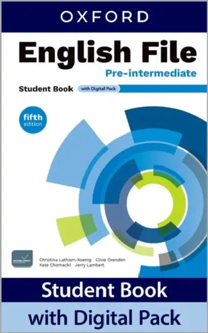 English File Pre- Intermediate Student's Book With Digital Pack by Oxford