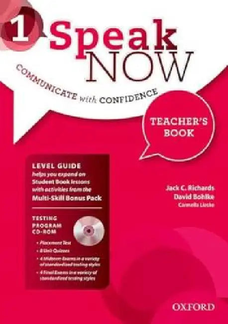 Speak Now Teachers Book Level 1 2019 Pack by Oxford