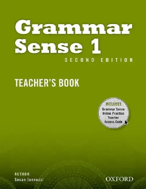 Grammar Sense 1 Teacher's Book with Online Practice Access Code Card by Bita Mokhlesabadifarahani