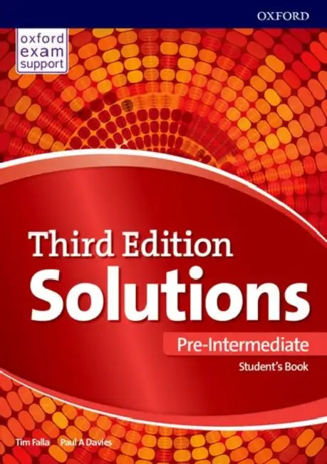 Solutions Pre-Intermediate Sb And Online Practice Pack by Falla
