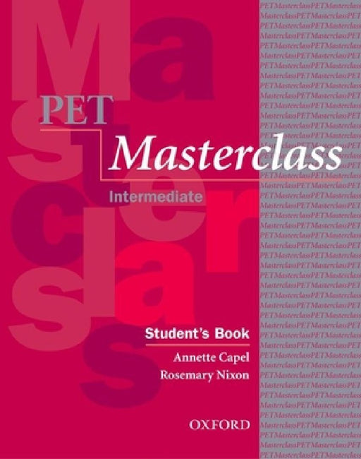 PET Masterclass-Intermediate [With Study Guide] by Capel, Annette