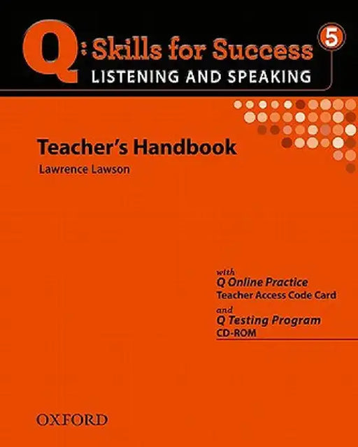 Q Skills for Success: Listening and Speaking 5. Teacher's Book with Testing Program CD-ROM by '