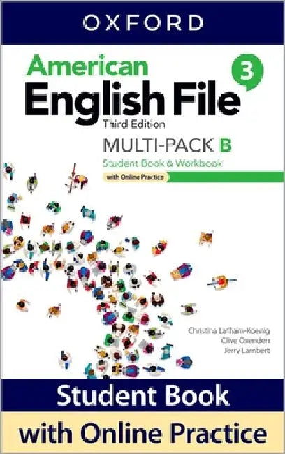 American English File Level 3 Student Book/Workbook Multi-Pack B with Online Practice by Oxford University Press