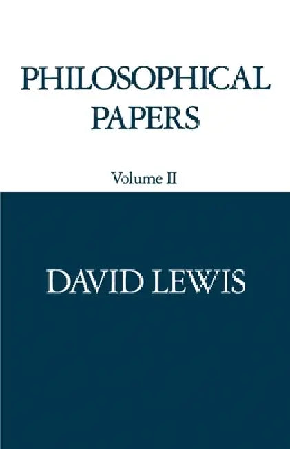 Philosophical Papers by David Lewis