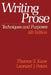 Writing Prose: Techniques and Purposes, 6th Edition by Thomas S. Kane, Leonard J. Peters, Leonard J. Peters