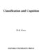 Classification and Cognition by William K. Estes