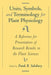 Unit, Symbols, And Terminology For Plant Physiology : Symbols by Frank B. Salisbury
