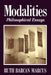 Modalities: Philosophical Essays by Ruth Barcan Marcus