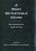 A Most Detestable Crime by Keith Burgess-Jackson