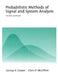Probabilistic Methods of Signal and System Analysis by George R. Cooper, The Late Clare D. McGillem, Clare D. McGillem
