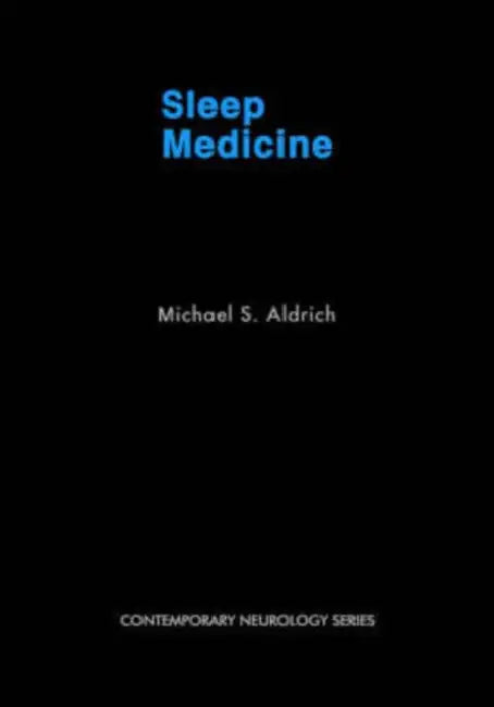 Sleep Medicine by Michael S. Aldrich
