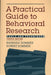 A Practical Guide to Behavioral Research: Tools and Techniques by Barbara Sommer, Robert Sommer