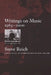 Writings on Music, 1965-2000 by Steve Reich, Paul Hillier