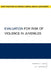 Evaluation for Risk of Violence in Juveniles by Robert D. Hoge, D. a. Andrews