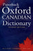 Paperback Oxford Canadian Dictionary by Heather Fitzgerald
