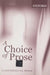 Choice Of Prose by Chatterjee D & Prasad S.K(Editors)