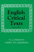 English Critical Texts by Enright D.J. & Chickera Ernst De, Ernst De Chickera