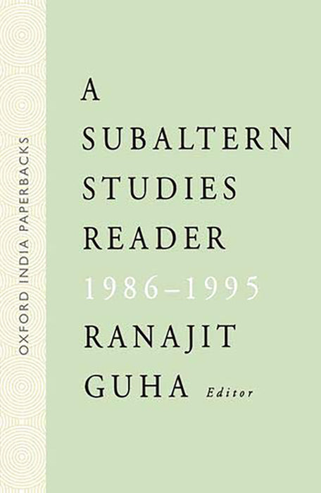 A Subaltern Studies Reader(Oip): 1986-1995