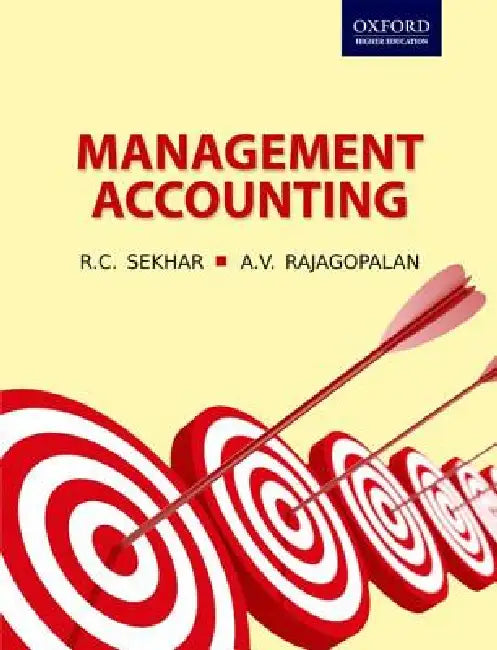 Management Accounting by Late R. C. Sekhar, A. V. Rajagopalan