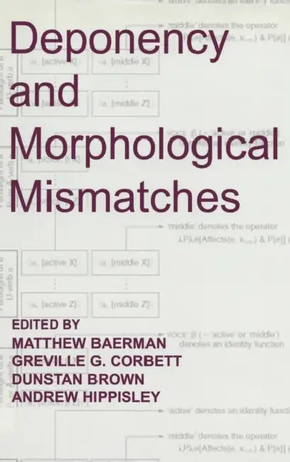 Pba 145 Deponency Ctb by Matthew Baerman, Greville G. Corbett, Dunstan Brown