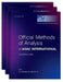 Official Methods of Analysis of Aoac International: 3-Volume Set by Aoac International