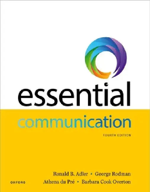 Essential Communication by Ronald B. Adler