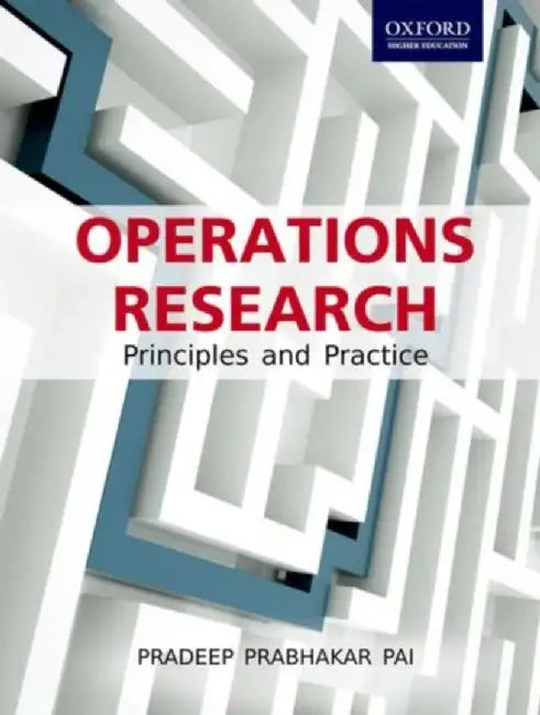 Operations Research by Pradeep Prabhakar Pai