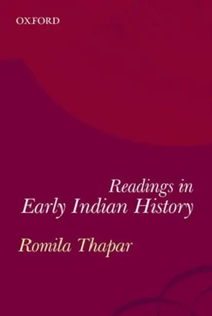 Early Indian History : A Reader by Romila Thapar