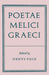 Poetae Melici Graeci by Denys L. Page, Denys Page