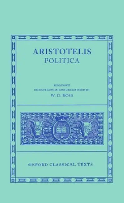 Politica by Aristotle, David Ross