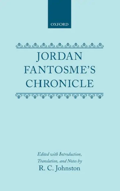 Jordan Fantosme's Chronicle C by Johnston
